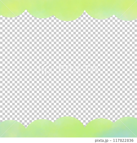 Simple watercolor young leaves frame Simple watercolor young leaves frame 117822836