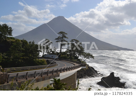 頴娃から望む開聞岳 頴娃から望む開聞岳 117824335