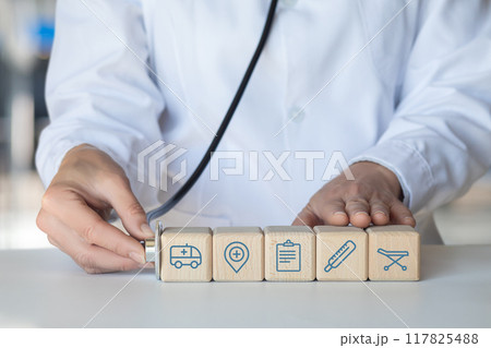 Healthcare and medical services. Healthcare and medical services. 117825488
