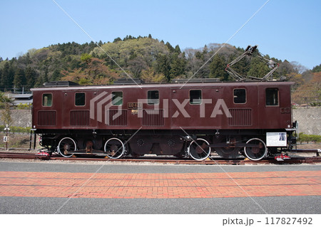 【群馬県_碓氷峠鉄道文化むら】屋外に特別展示された重要文化財ED42形電気機関車 117827492