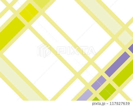 幾何学模様　白背景　パステルカラー 117827639