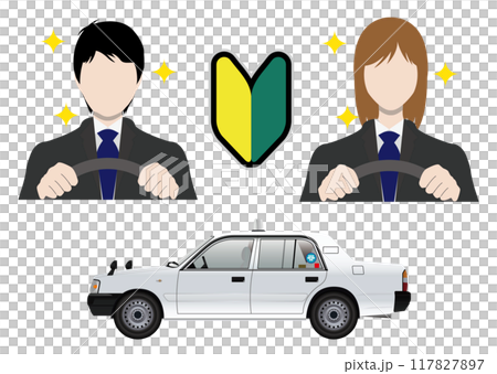 計程車和司機 117827897