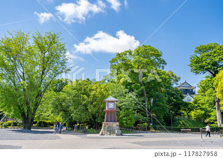 からくり時計　能を舞う家康公の人形が登場　毎時00分・30分に能を舞い遺訓を語る 117827958
