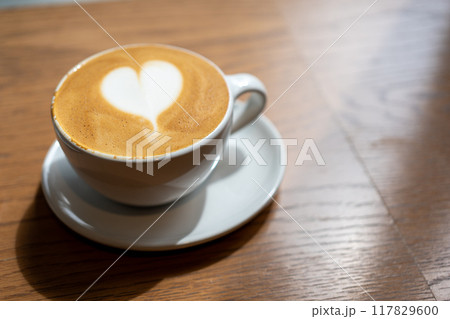 カフェラテ カフェラテ 117829600