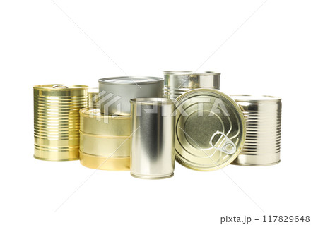 PNG, canned food, isolated on white background. 117829648