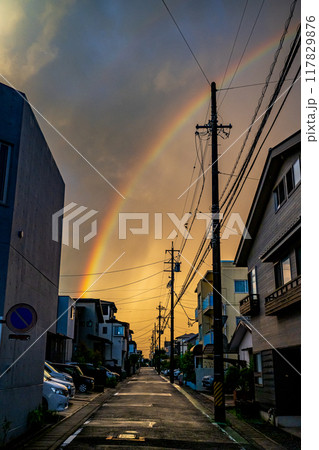虹のかかる町 117829876
