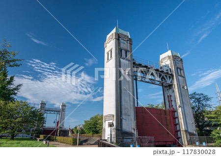 京都伏見の名所 三栖閘門 京都市伏見区 京都伏見の名所 三栖閘門 京都市伏見区 117830028