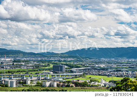 男山展望台からの眺め　京都府八幡市 117830141