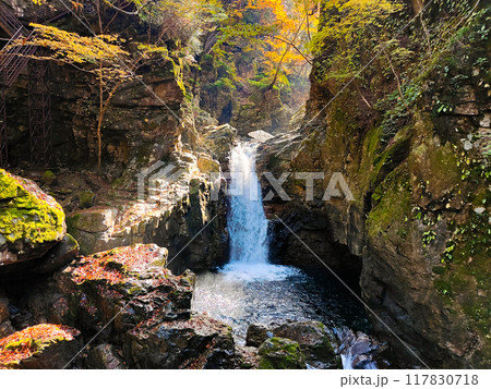 巌立峡(秋):三ッ滝 巌立峡(秋):三ッ滝 117830718