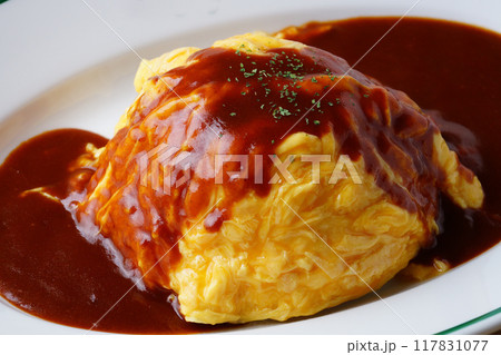 デミグラスオムライス 117831077