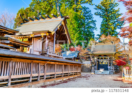 東京 武蔵御嶽神社 本殿と常盤堅盤神社 東京 武蔵御嶽神社 本殿と常盤堅盤神社 117831148