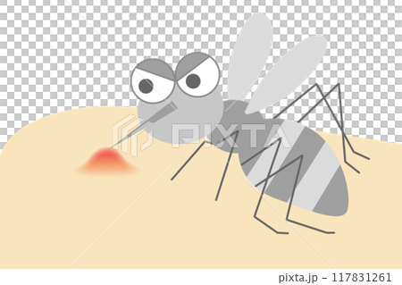 Cute mosquito illustration 117831261