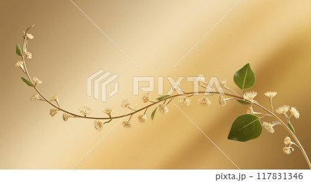 ivy leaves on a branch 117831346