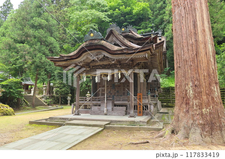 紙祖神 岡太神社・大瀧神社　下宮の社殿 117833419