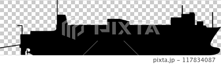 自動車専用船（PCC）のアイコン 117834087