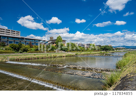 京都鴨川夏景色 京都鴨川夏景色 117834855