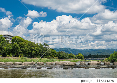 京都鴨川夏景色 京都鴨川夏景色 117834870