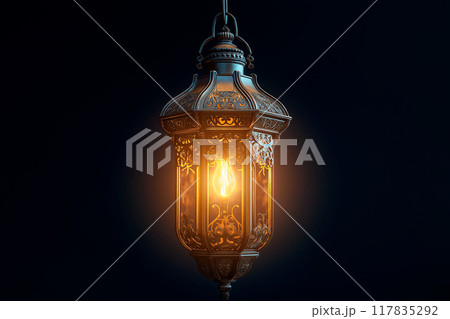 アンティークランタンの温かな光 アンティークランタンの温かな光 117835292