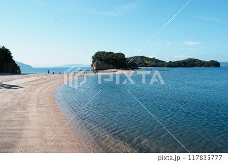 小豆島・エンジェルロード（天使の散歩道）＊小豆島国際ホテル前より撮影 117835777