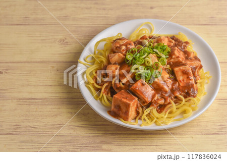 麻婆豆腐焼きそば 麻婆豆腐焼きそば 117836024