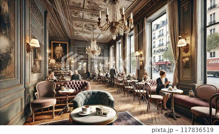 お洒落なカフェ 117836519