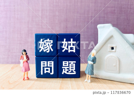 嫁姑問題を抱える家 117836670