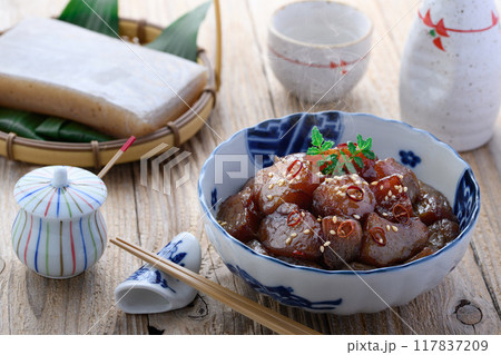 ピリ辛こんにゃく ( こんにゃくの煮物 ) ピリ辛こんにゃく ( こんにゃくの煮物 ) 117837209