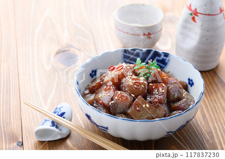 ピリ辛こんにゃく ( こんにゃくの煮物 ) ピリ辛こんにゃく ( こんにゃくの煮物 ) 117837230