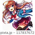 かわいい女子高生 117837672