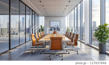 Corporate Office Scene Corporate Office Scene 117837848