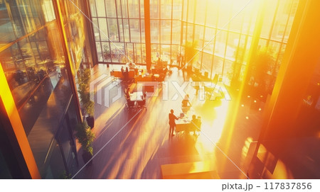 Corporate Office Scene 117837856