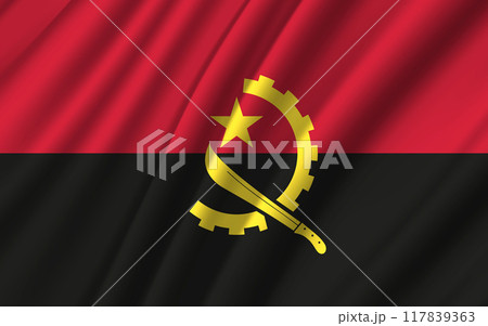 a backdrop of wavy flags from around the world 117839363