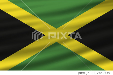 a backdrop of wavy flags from around the world 117839539