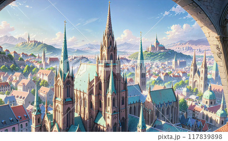 美しいイラストも地図も素敵なイギリスの城と城下町　大型洋書　建物イラスト集 美しいイラストも地図も素敵なイギリスの城と城下町 大型洋書 建物