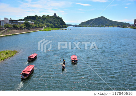 《愛知県》犬山市　木曽川鵜飼 117840616