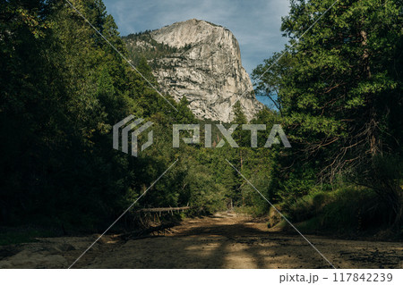 Road to Half Dome in Yosemite Valley National Park California 117842239