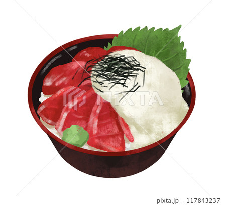 マグロ山かけ丼　海鮮丼 117843237