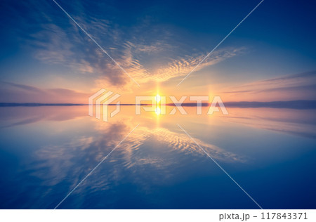 Summer night sunset from Sotkamo, Finland. Summer night sunset from Sotkamo, Finland. 117843371
