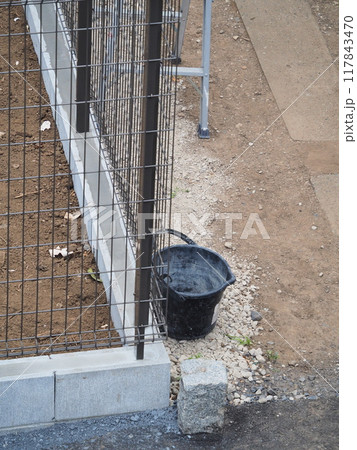 一戸建て住宅のブロック塀を施工する 一戸建て住宅のブロック塀を施工する 117843470