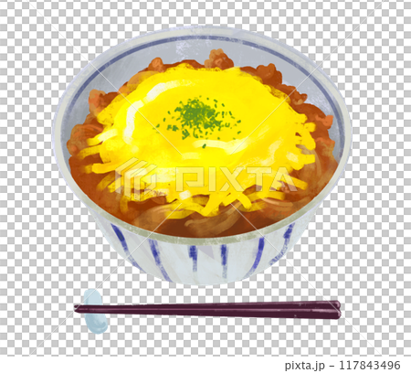 起司牛肉碗 牛肉碗插畫 起司牛肉碗 牛肉碗插畫 117843496