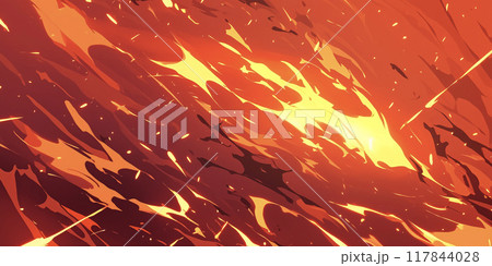 燃え盛る炎の背景　AI画像 117844028