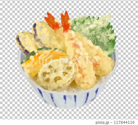 筋插畫，一碗飯碗，一碗飯碗 117844110