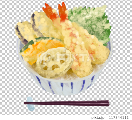 筋插畫，一碗飯碗，一碗飯碗 117844111