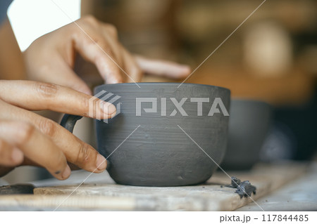 Ceramic workshop. Ceramic workshop. 117844485