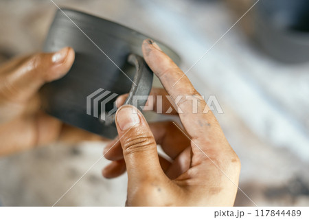 Ceramic workshop. Ceramic workshop. 117844489