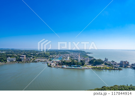舘山寺にある大草山展望台から見た風景(静岡県) 117844914