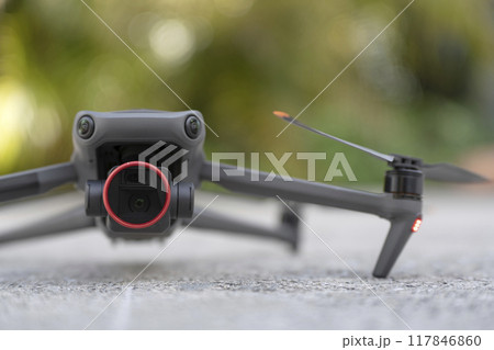 Drone aircraft with video and photo camera. Remote controlled quadcopter Drone aircraft with video and photo camera. Remote controlled quadcopter 117846860