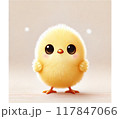かわいいひよこのイラスト 117847066