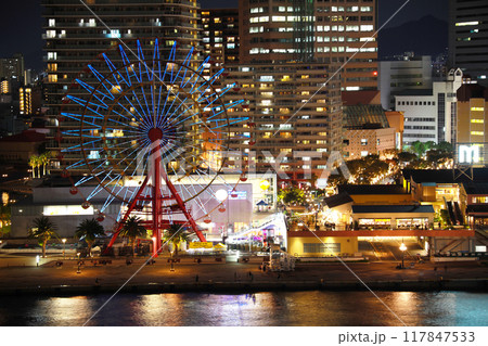 神戸ハーバーランドの夜景 神戸ハーバーランドの夜景 117847533