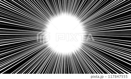 集中線・密 117847555